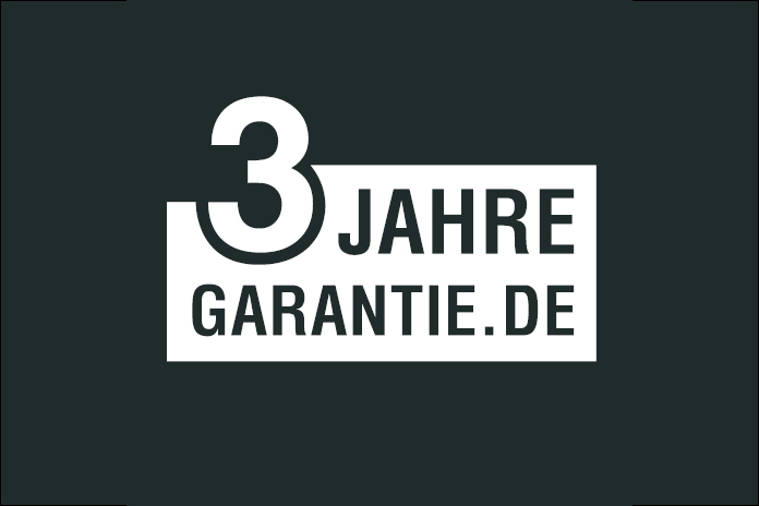 3 Jahre Garantie